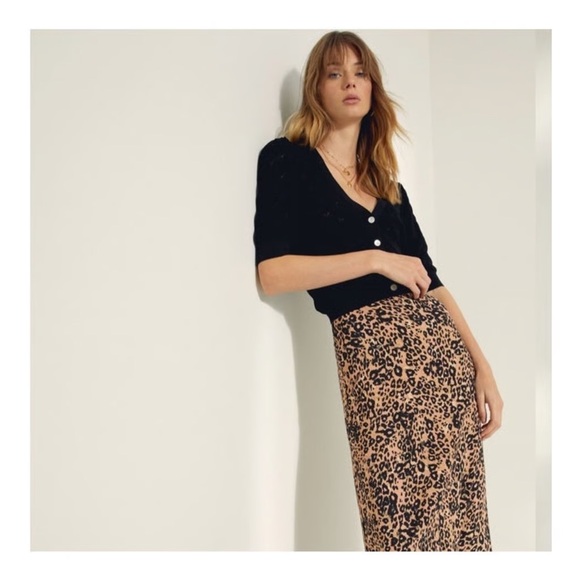 Wilfred leopard midi skirt - Picture 2 of 7